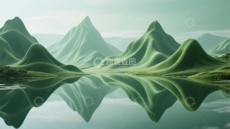 高清大图下载【趣麦麦图】-山水相映的美丽自然风光789
