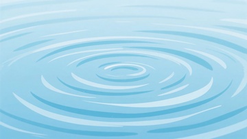 蓝色水面波纹插画498