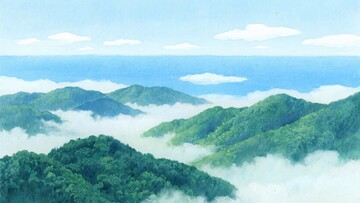 山间云海风景图386