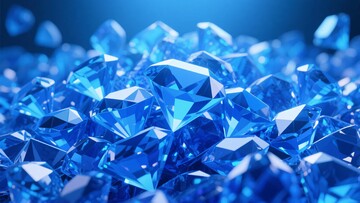 璀璨蓝色钻石堆107
