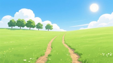 夏日绿野中的乡间小路407