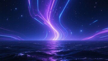 梦幻星空下的海洋流光402