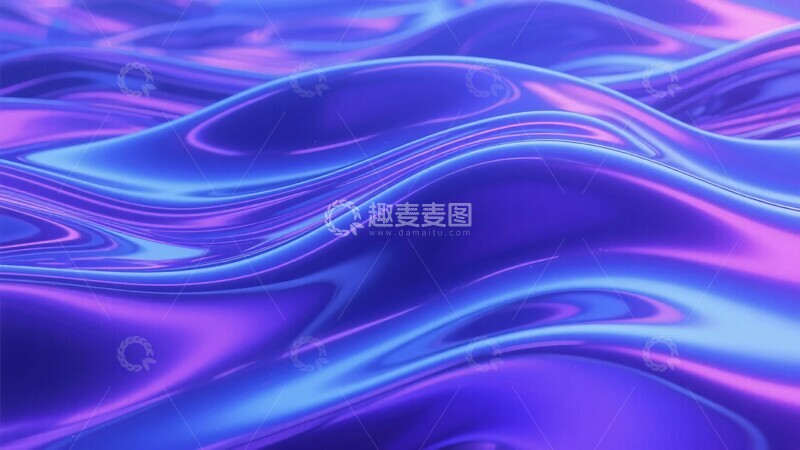 高清大图下载【趣麦麦图】-梦幻炫彩流体波纹背景260