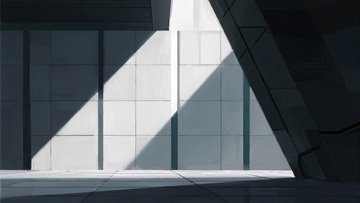 光影下的建筑室内场景202