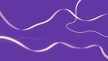 紫色背景的飘逸线条图案172