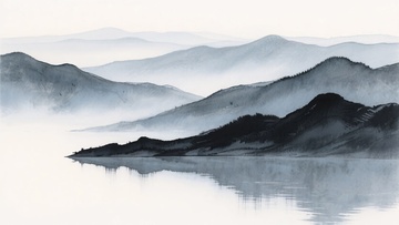水墨山水风景图777