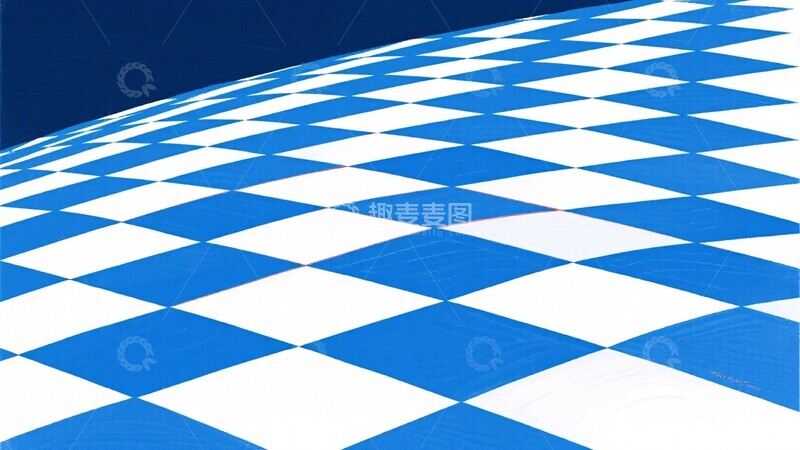 高清大图下载【趣麦麦图】-蓝白菱形图案背景973