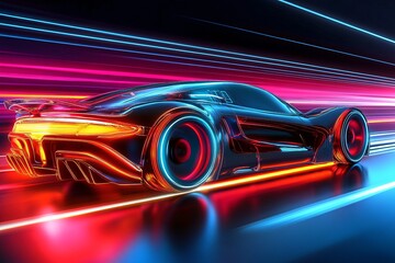 酷炫流光特效跑车221