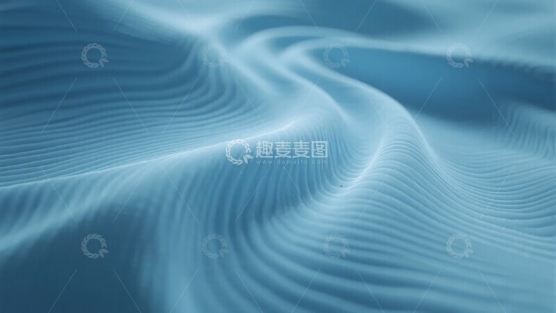 高清大图下载【趣麦麦图】蓝色波浪纹理抽象背景579