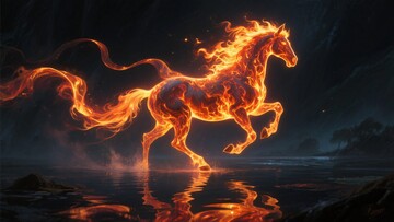 火焰骏马奔腾幻想画面801