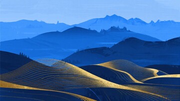 山峦起伏的美丽风光107