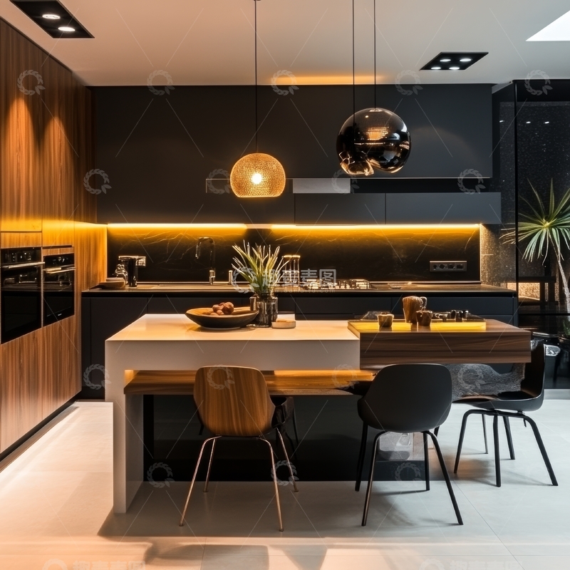 高清大图下载【趣麦麦图】现代厨房设计