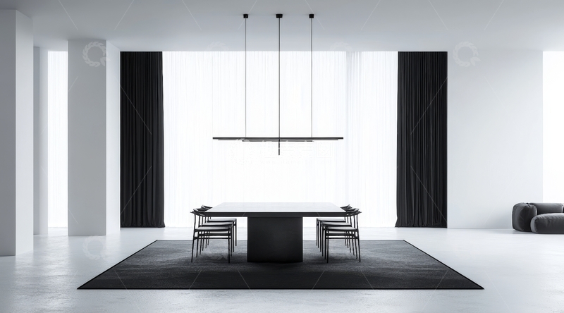 高清大图下载【趣麦麦图】现代简约风格的餐厅