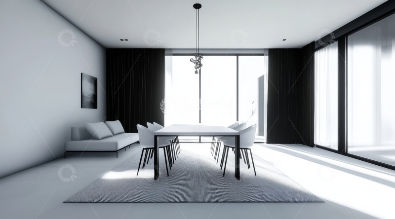 高清大图下载【趣麦麦图】现代简约风格的客厅