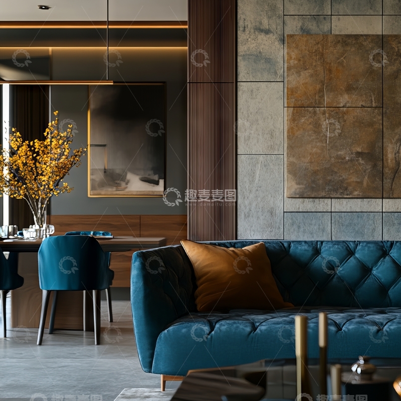 高清大图下载【趣麦麦图】现代风格客厅内饰