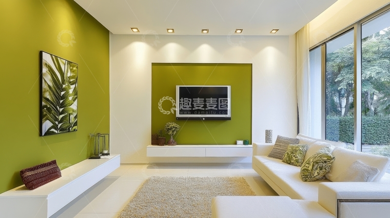 高清大图下载【趣麦麦图】现代简约客厅设计