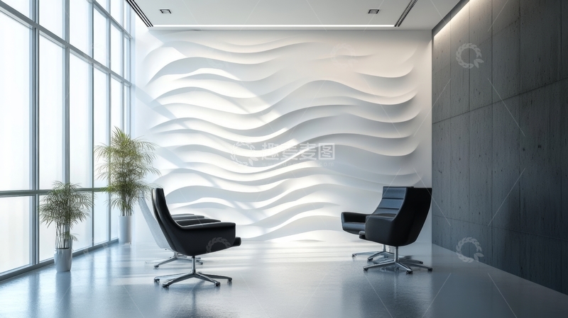 高清大图下载【趣麦麦图】现代办公室的休息区