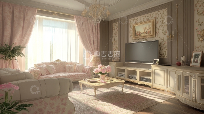 高清大图下载【趣麦麦图】温馨典雅的客厅布置