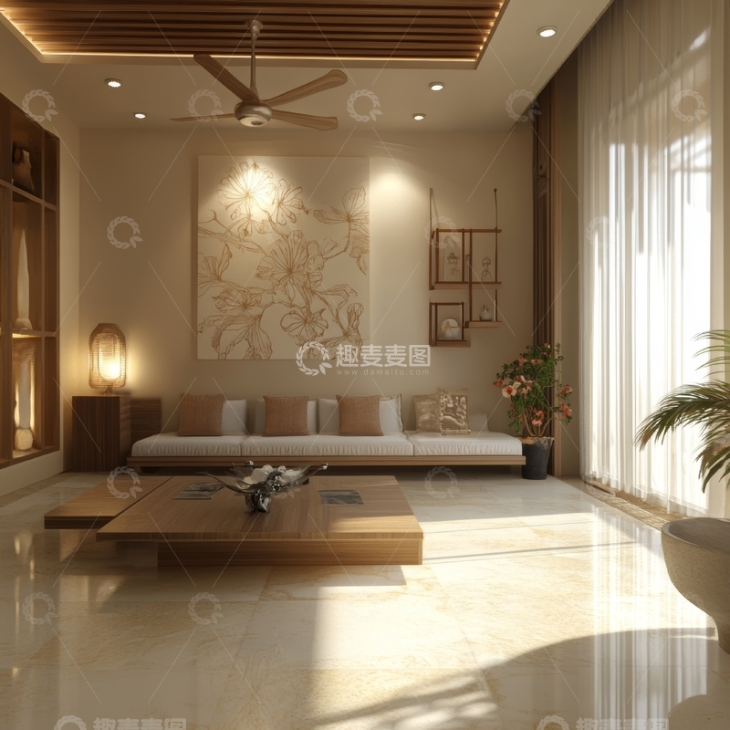 高清大图下载【趣麦麦图】现代简约客厅设计