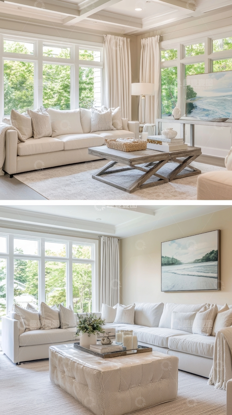 高清大图下载【趣麦麦图】现代简约客厅设计