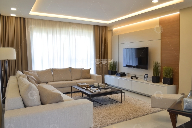 高清大图下载【趣麦麦图】现代简约客厅设计