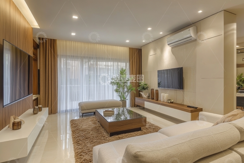 高清大图下载【趣麦麦图】现代简约客厅设计