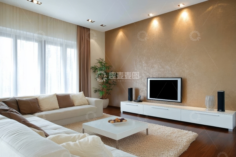 高清大图下载【趣麦麦图】现代简约客厅设计