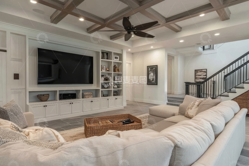 高清大图下载【趣麦麦图】现代客厅设计，温馨舒适家居环境