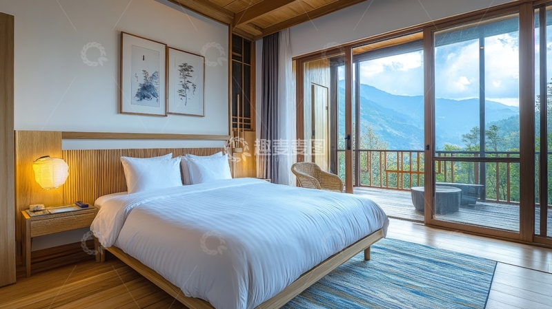 高清大图下载【趣麦麦图】山景客房，温馨舒适