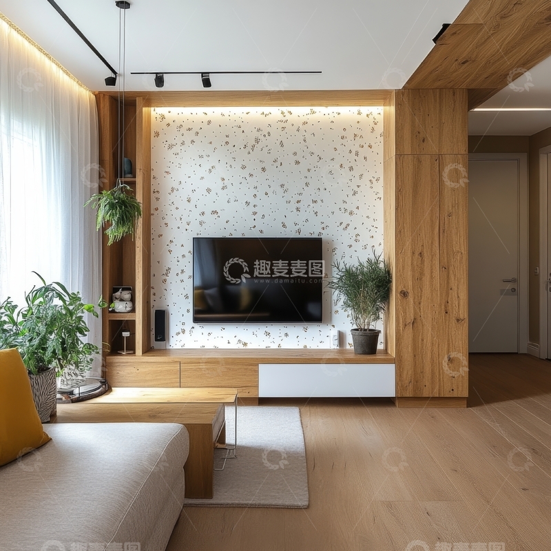 高清大图下载【趣麦麦图】现代简约客厅设计
