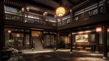 中式古典建筑室内设计