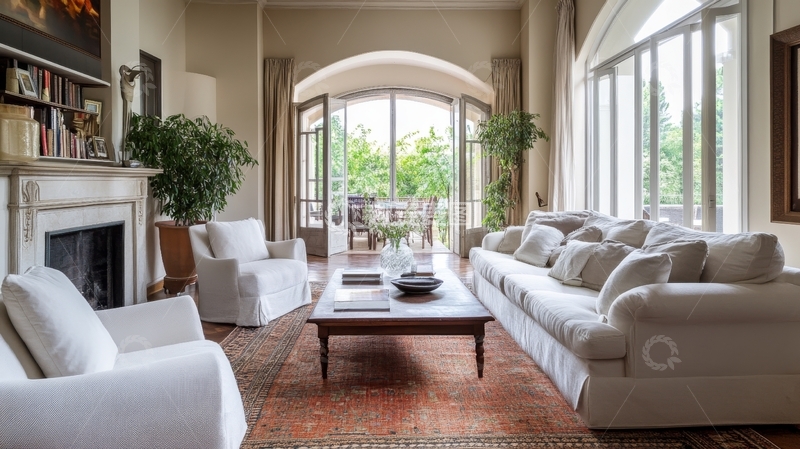 高清大图下载【趣麦麦图】明亮宽敞的客厅设计