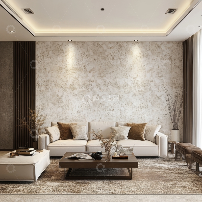 高清大图下载【趣麦麦图】现代简约客厅设计