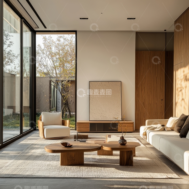 高清大图下载【趣麦麦图】现代简约客厅设计