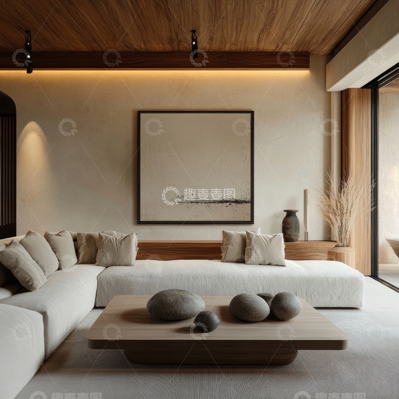 高清大图下载【趣麦麦图】现代简约客厅设计