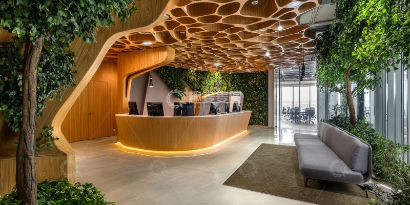 高清大图下载【趣麦麦图】现代办公室接待区设计