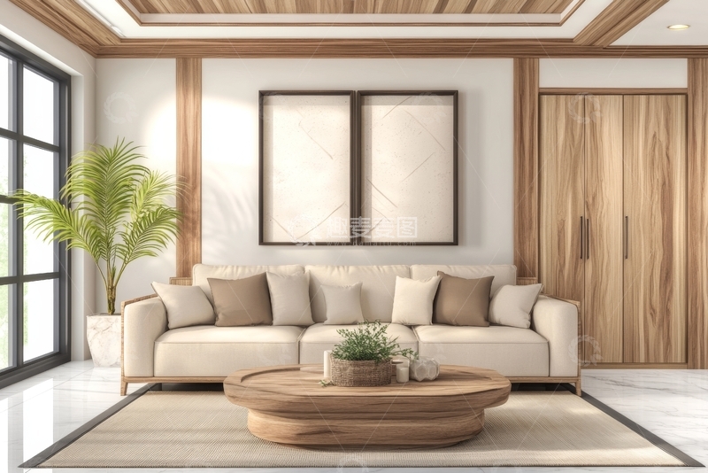 高清大图下载【趣麦麦图】现代简约客厅设计