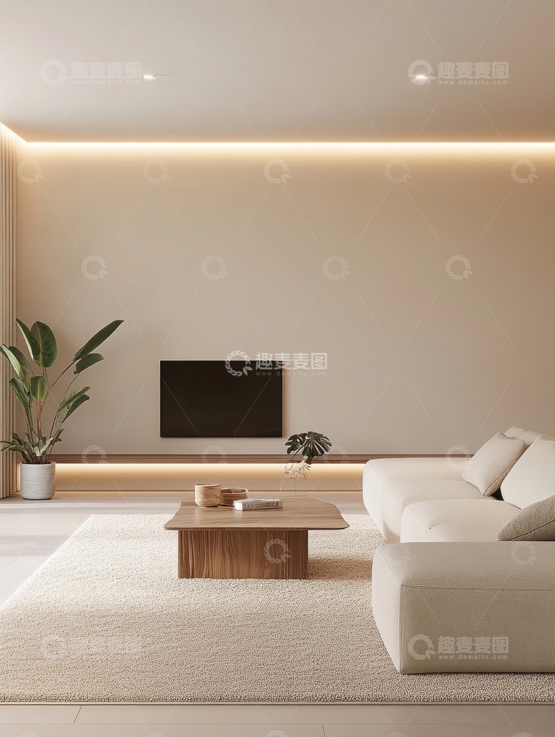 高清大图下载【趣麦麦图】现代简约客厅设计
