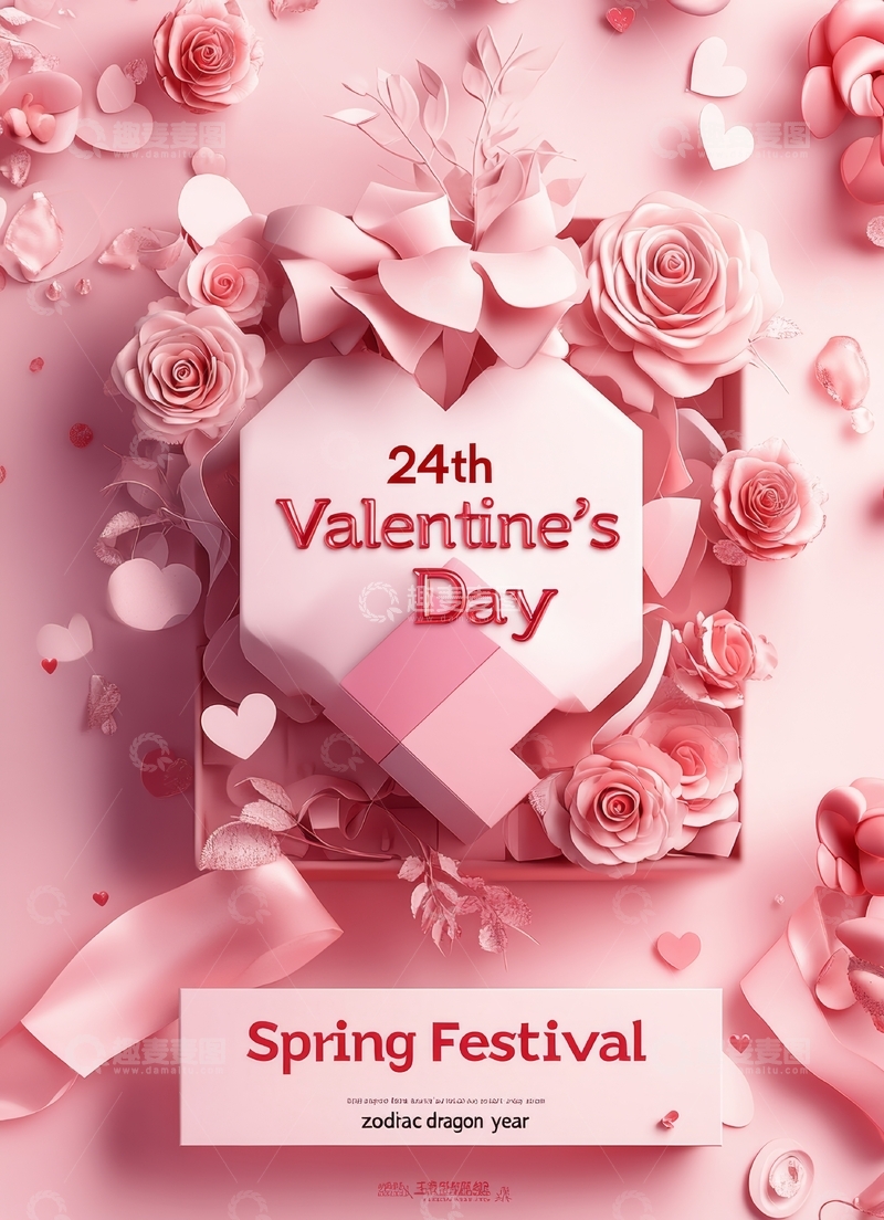 高清大图下载【趣麦麦图】情人节与春季庆典的浪漫融合