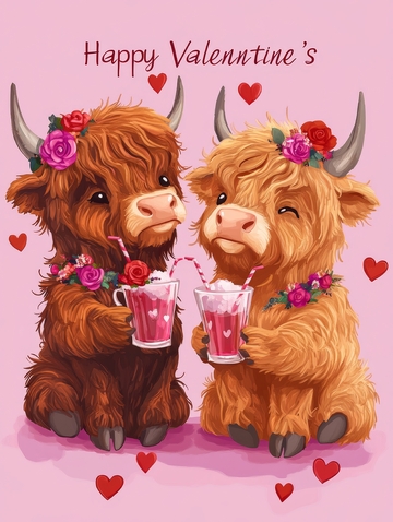 情人节牛牛甜蜜约会