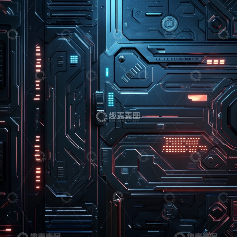 高清大图下载【趣麦麦图】-未来科技面板的细节展示