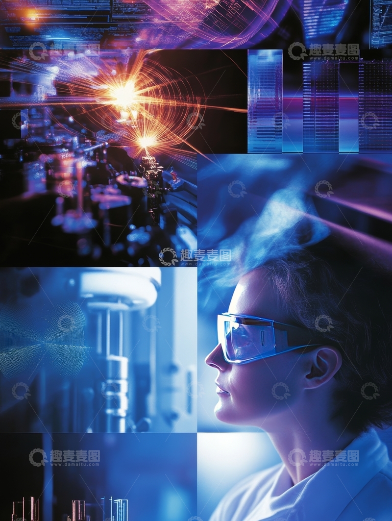 高清大图下载【趣麦麦图】实验室中的科技探索