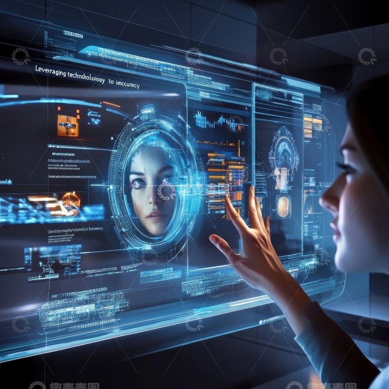 高清大图下载【趣麦麦图】未来科技界面与互动体验