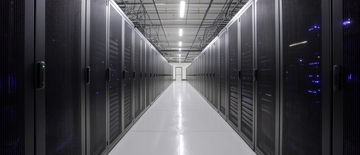 数据中心服务器机房内部