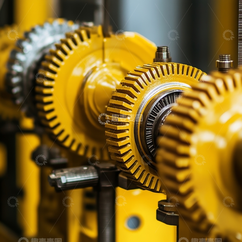 高清大图下载【趣麦麦图】工业齿轮机械特写