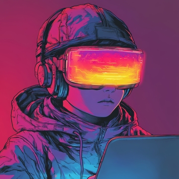 虚拟现实头盔下的未来科技体验