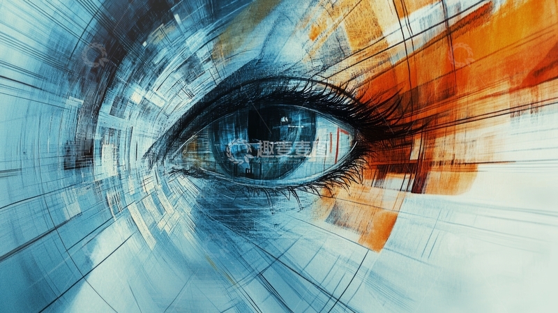 高清大图下载【趣麦麦图】科技之眼：未来视觉艺术