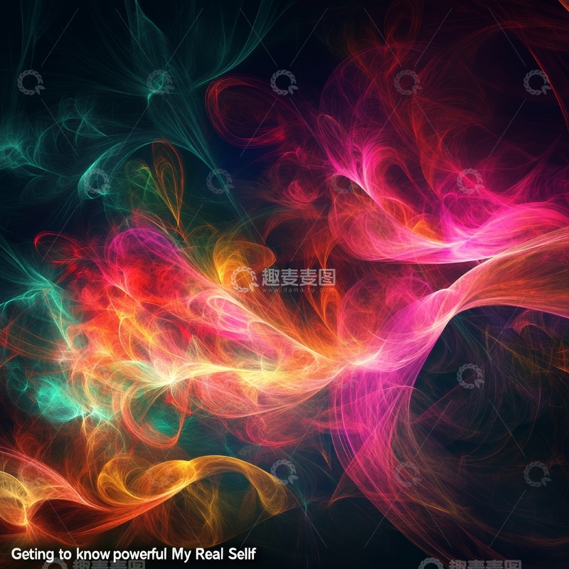 高清大图下载【趣麦麦图】多彩烟雾抽象艺术