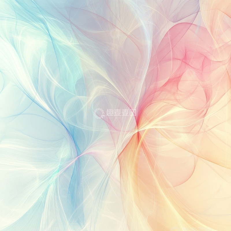 高清大图下载【趣麦麦图】柔和色彩交织的抽象图案