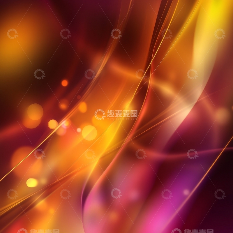 高清大图下载【趣麦麦图】流光溢彩的抽象背景